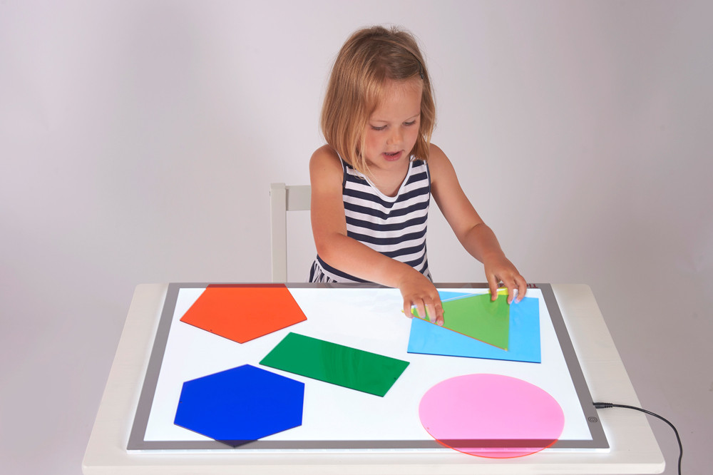 TickiT Colour Mixing Shapes Jumbo Forme Traslucide 6 Pezzi