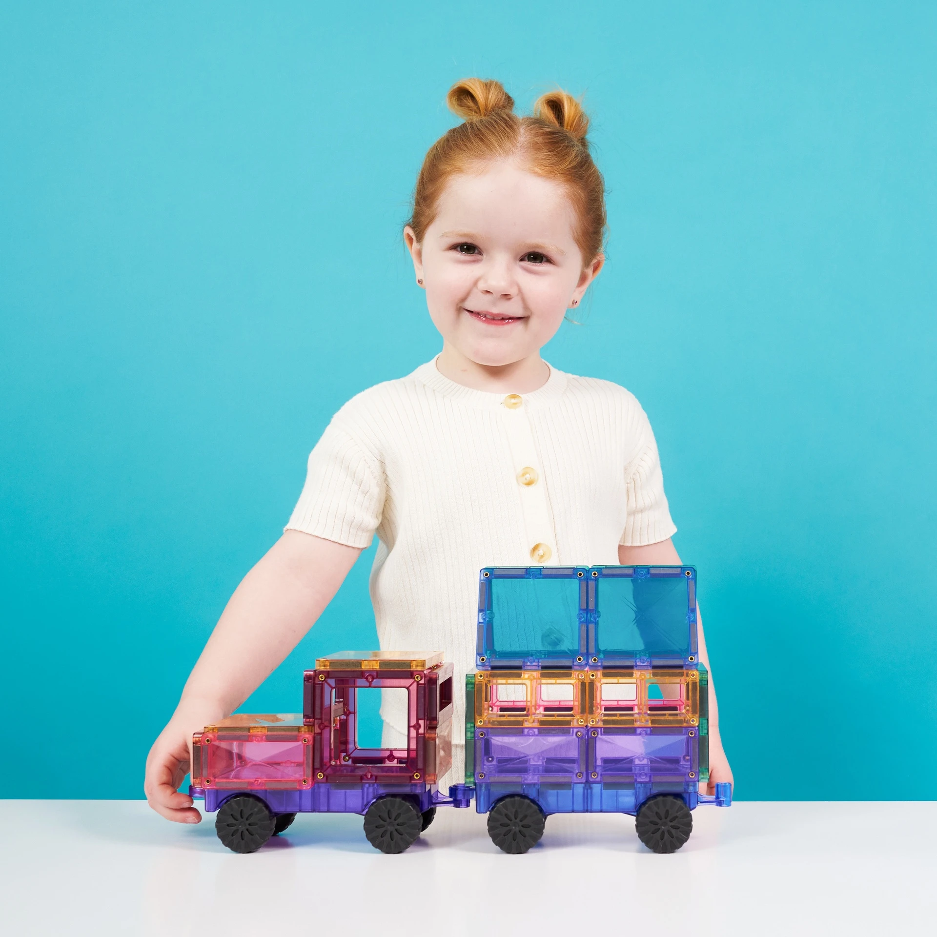 Connetix Pastel Motion Pack costruzioni magnetiche 26 pezzi ruote