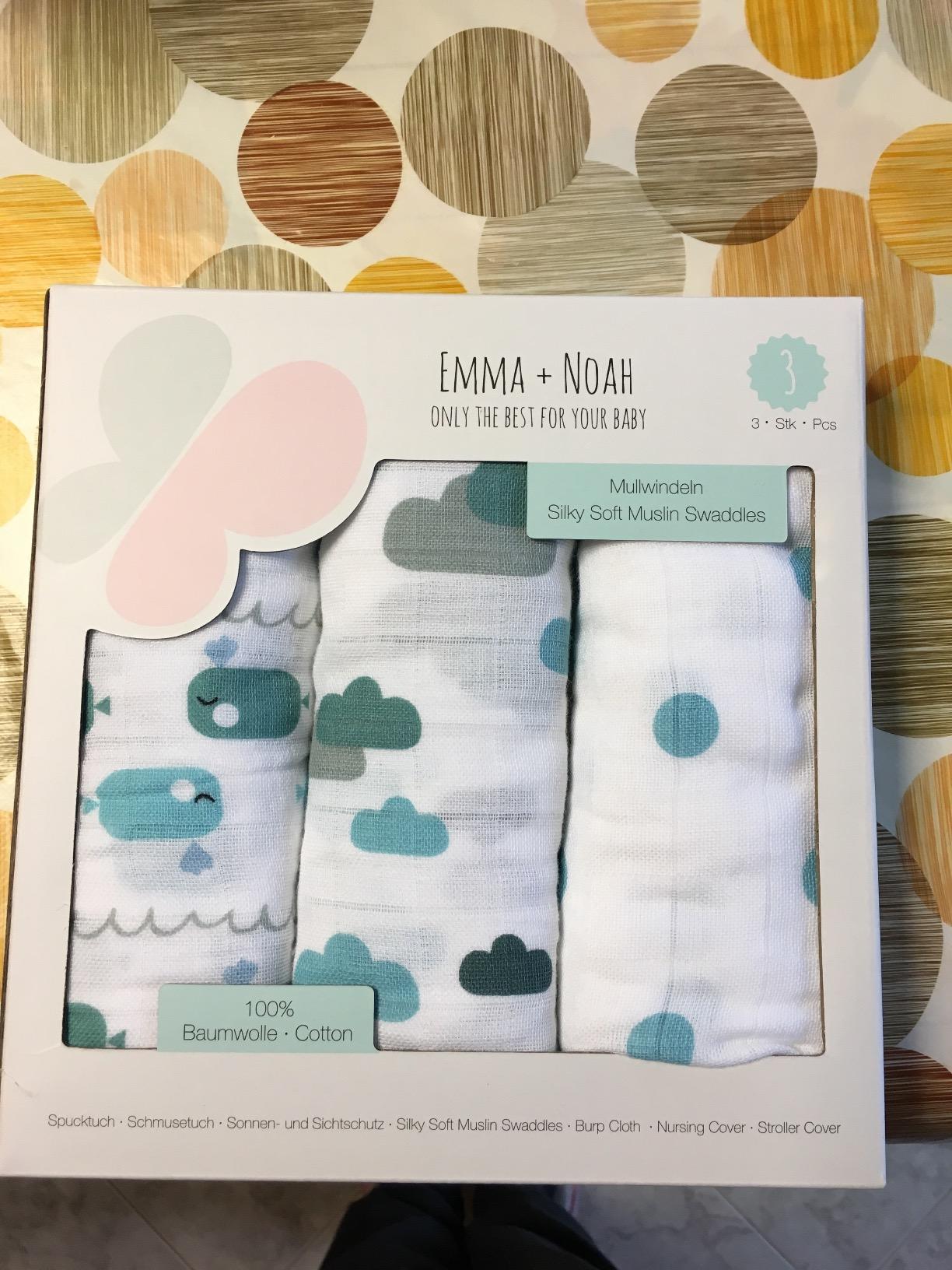 emma & noah Pannolini Garza 70x70 Frutteto 3 pz Bio