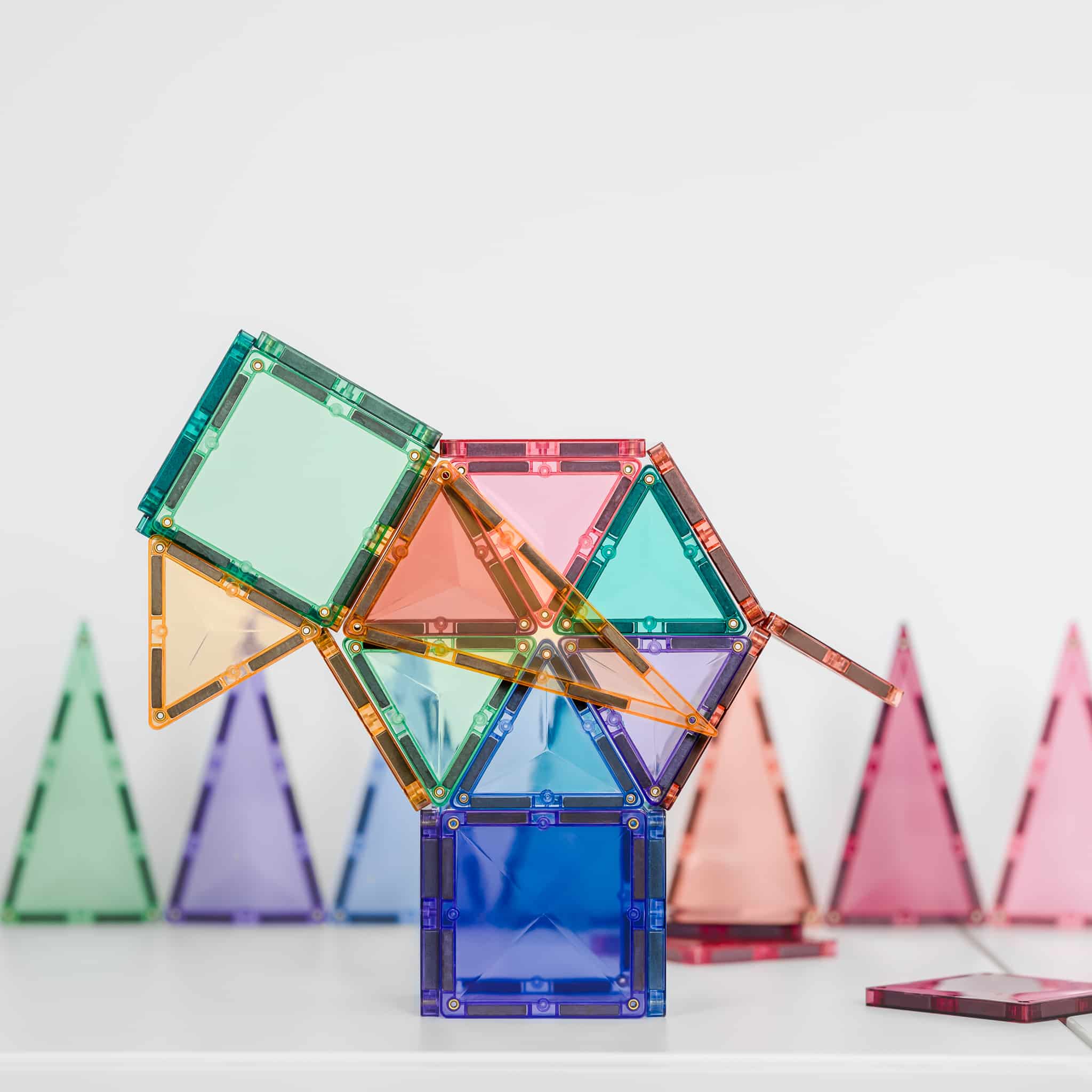 Connetix Pastel Mini Pack Costruzioni Magnetiche 32 Pezzi