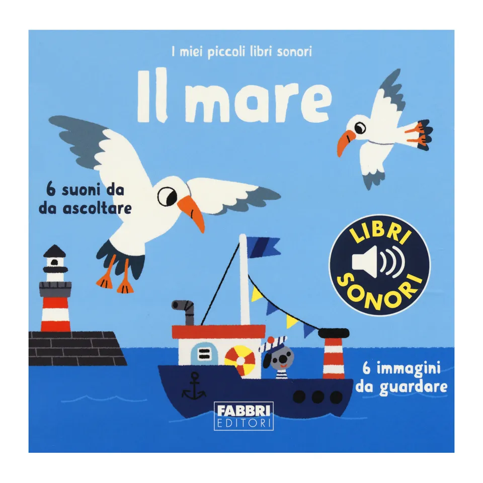 Fabbri Il mare libro sonoro 12 mesi cartonato 12 pagine