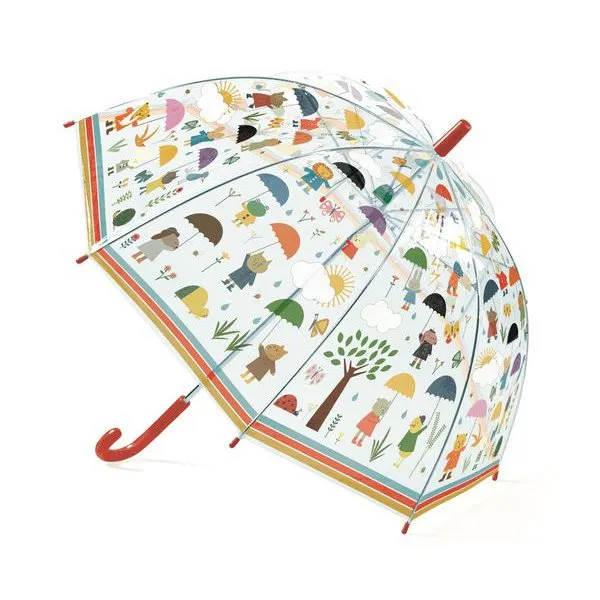 Djeco Under the Rain ombrello bambino trasparente