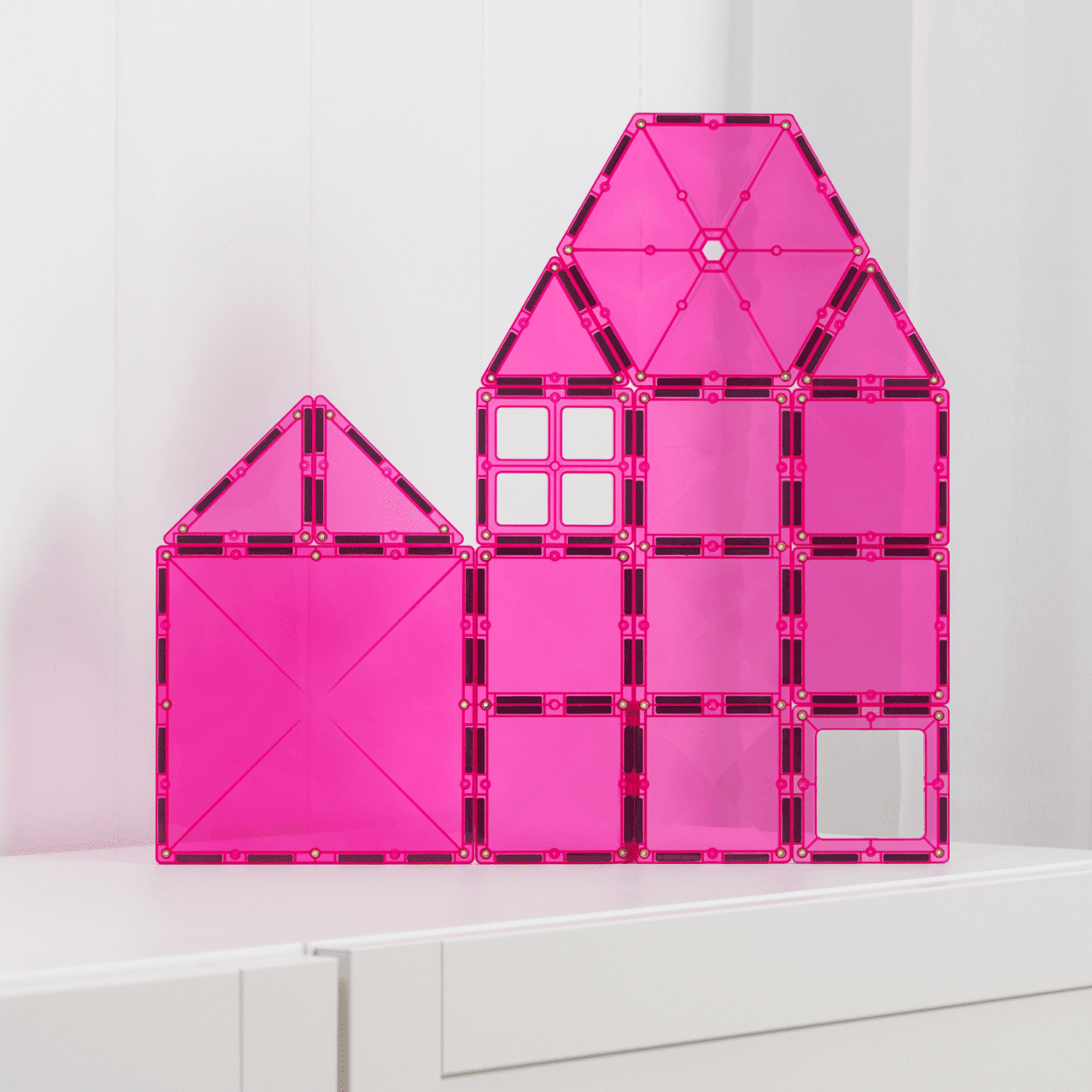 Connetix Tiles Costruzioni Magnetiche 20 Pezzi Pink