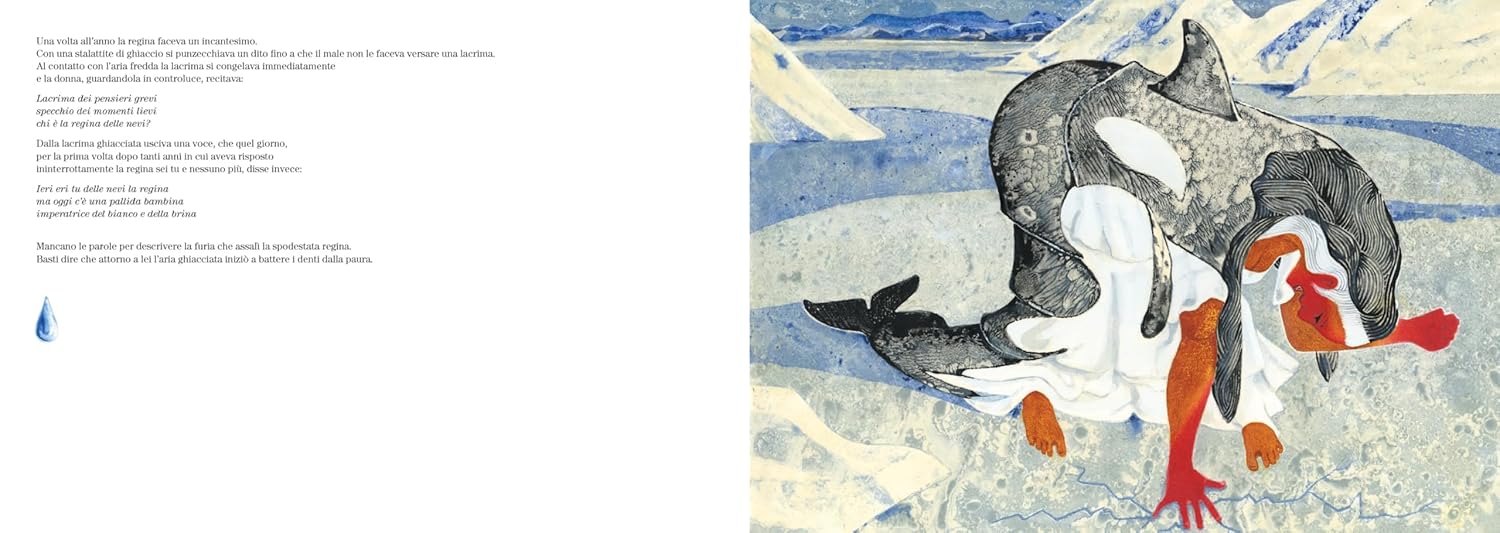 Orecchio Acerbo Bianca come la neve libro illustrato 32 pagine da 5 anni