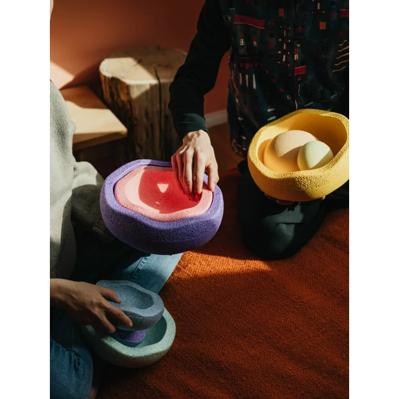 Stapelstein Inside Rainbow Classic set 6 ciotole