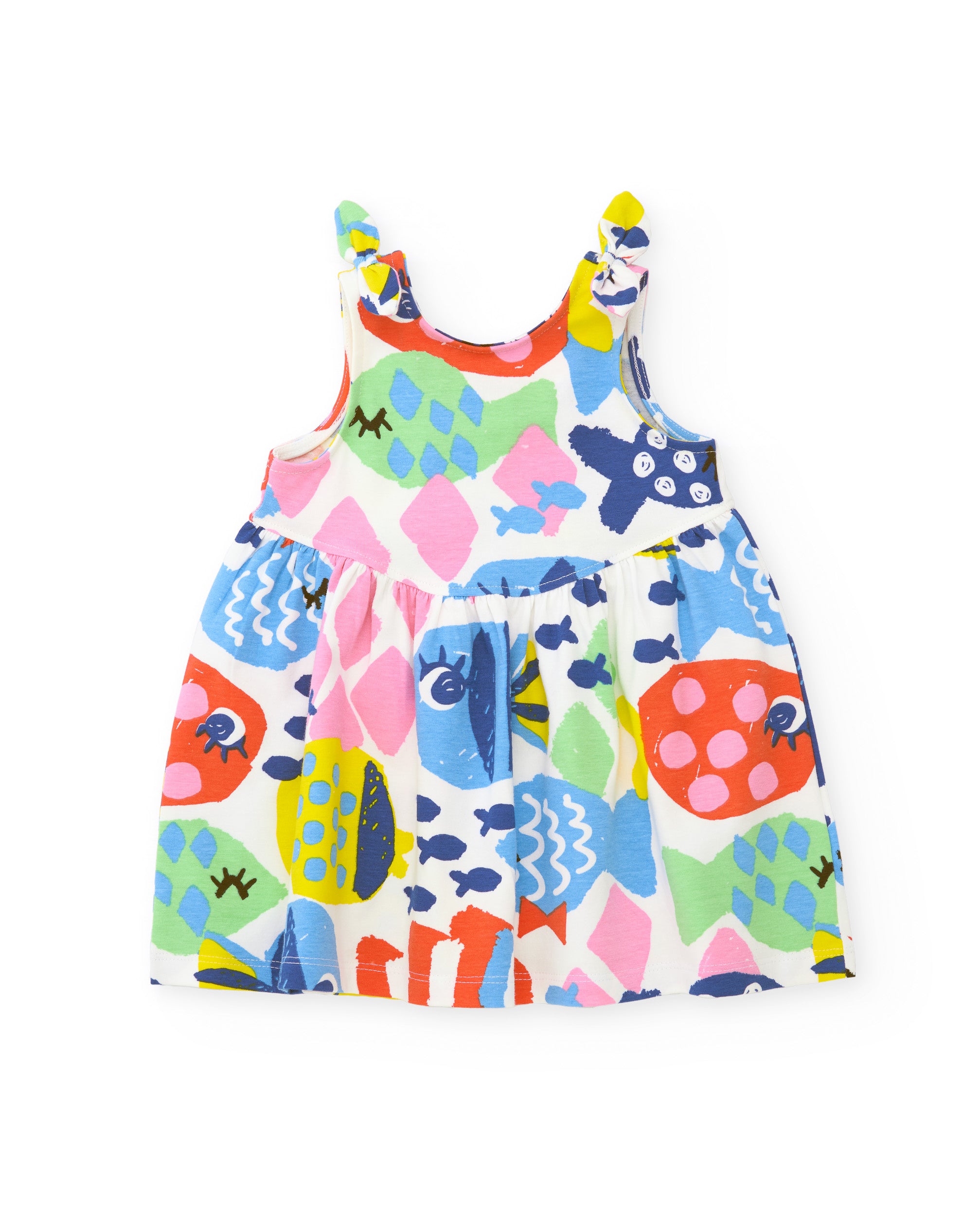 Tuc Tuc vestito bambina mare leggero multicolore