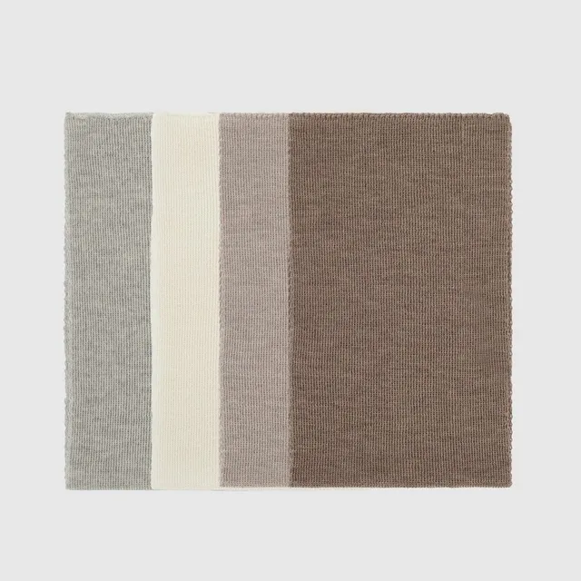 Kico Label Sciarpa in Lana Merino Bimbi da 1 Anno Beige