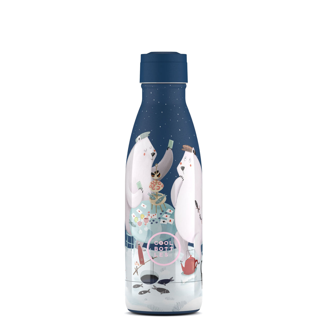 Cool Bottles Polar Bears borraccia termica 350 ml
