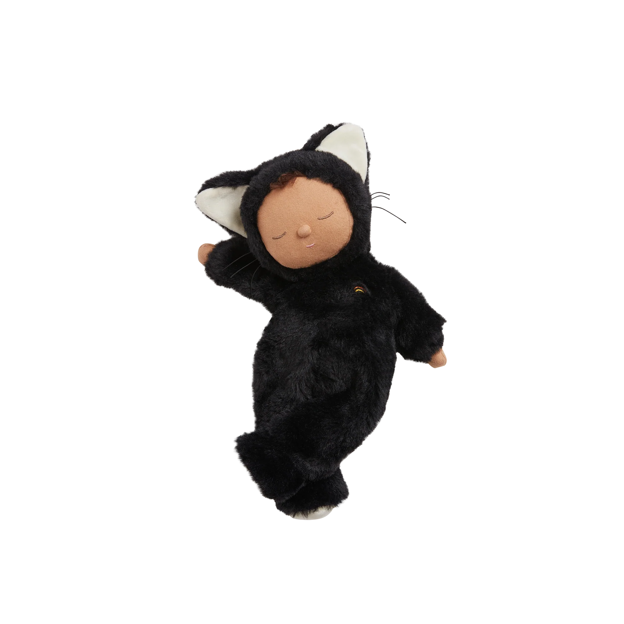 Olli Ella Cozy Dinkums Black Cat bambola 34 cm