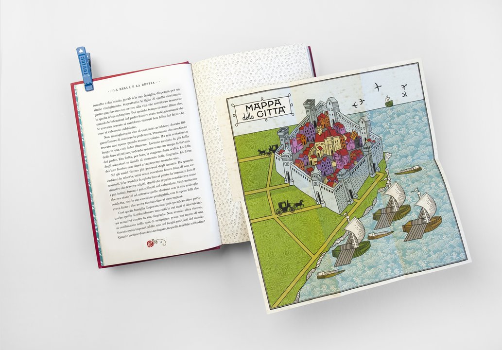 MinaLima Bella e Bestia libro illustrato interattivo 3D