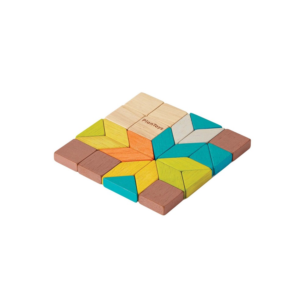 Plan Toys Mini Game Set Mosaico Legno 26 Tessere