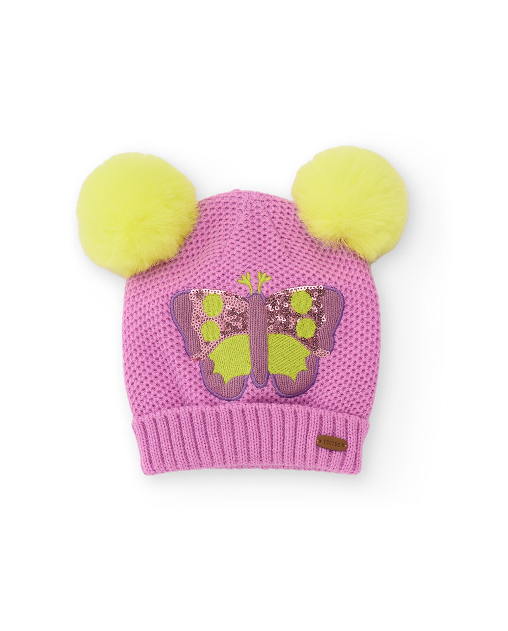Tuc Tuc Mystic Forest berretto bambina rosa farfalla