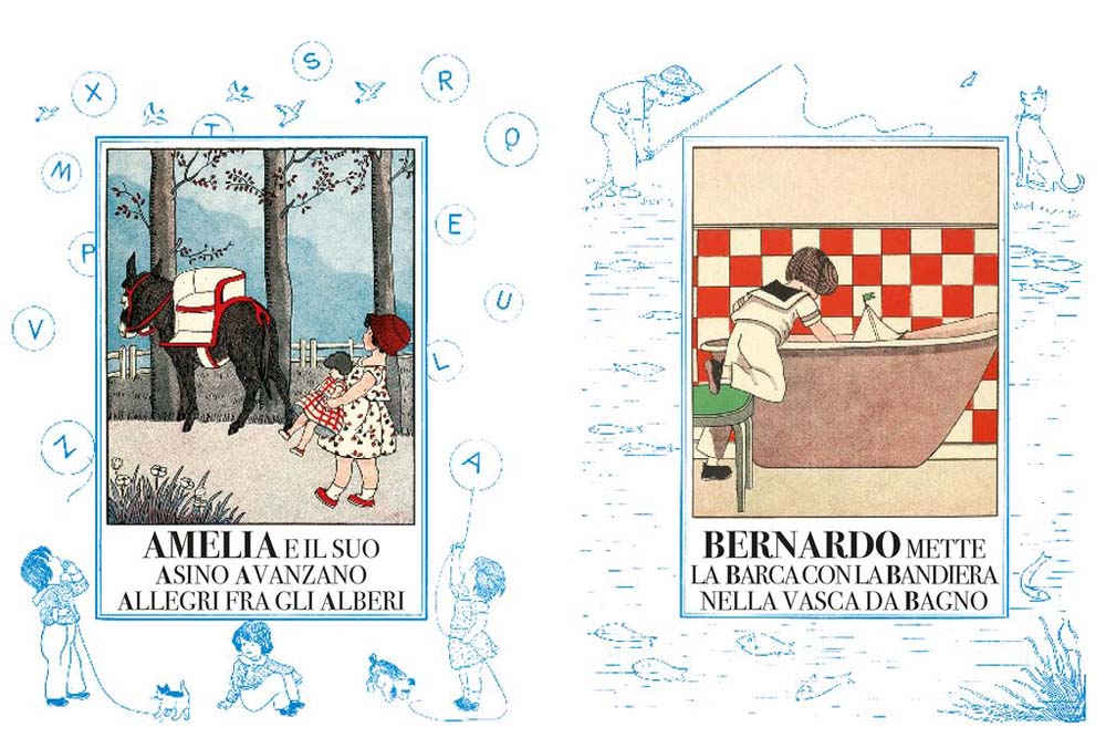 Pulce Alfabeto bambino libro cartonato 40 pagine 3 anni