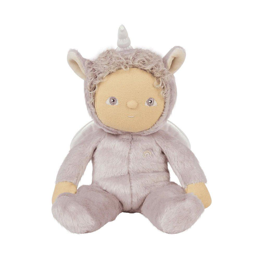 OlliElla Dinky Dinkums Uma Unicorn bambola lilla 22 cm