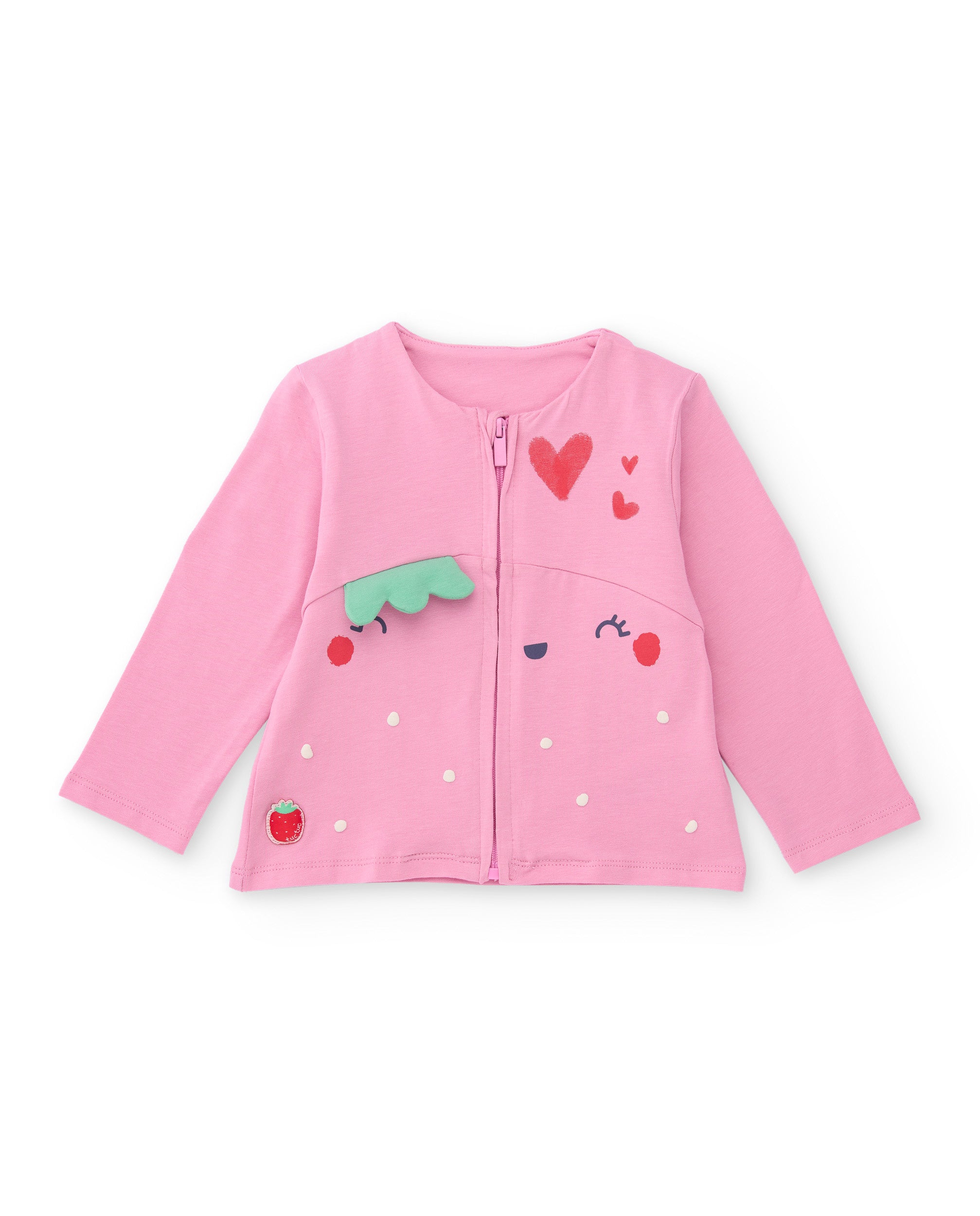 Tuc Tuc Set 3 Pezzi Neonata Rosa Stampa Frutta