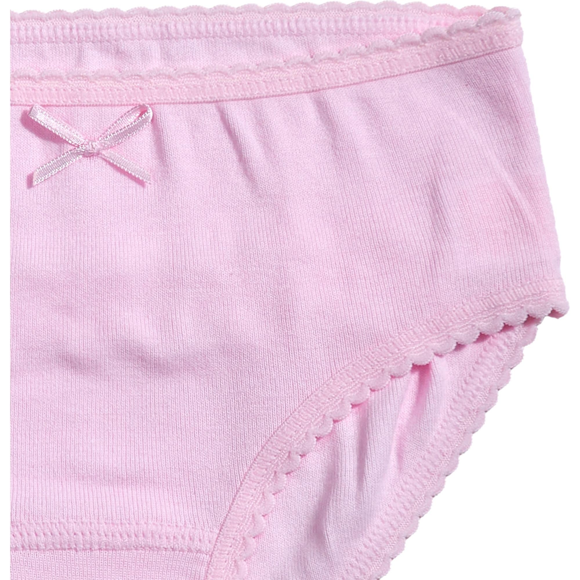 Babidu slip bambina cotone con volant bianco