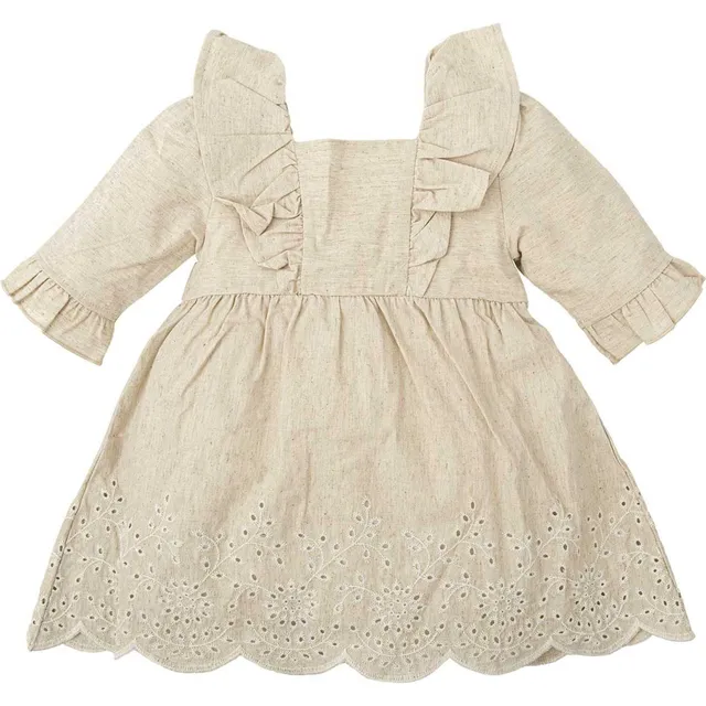 Babidu vestito bambina estivo 100% cotone floreale