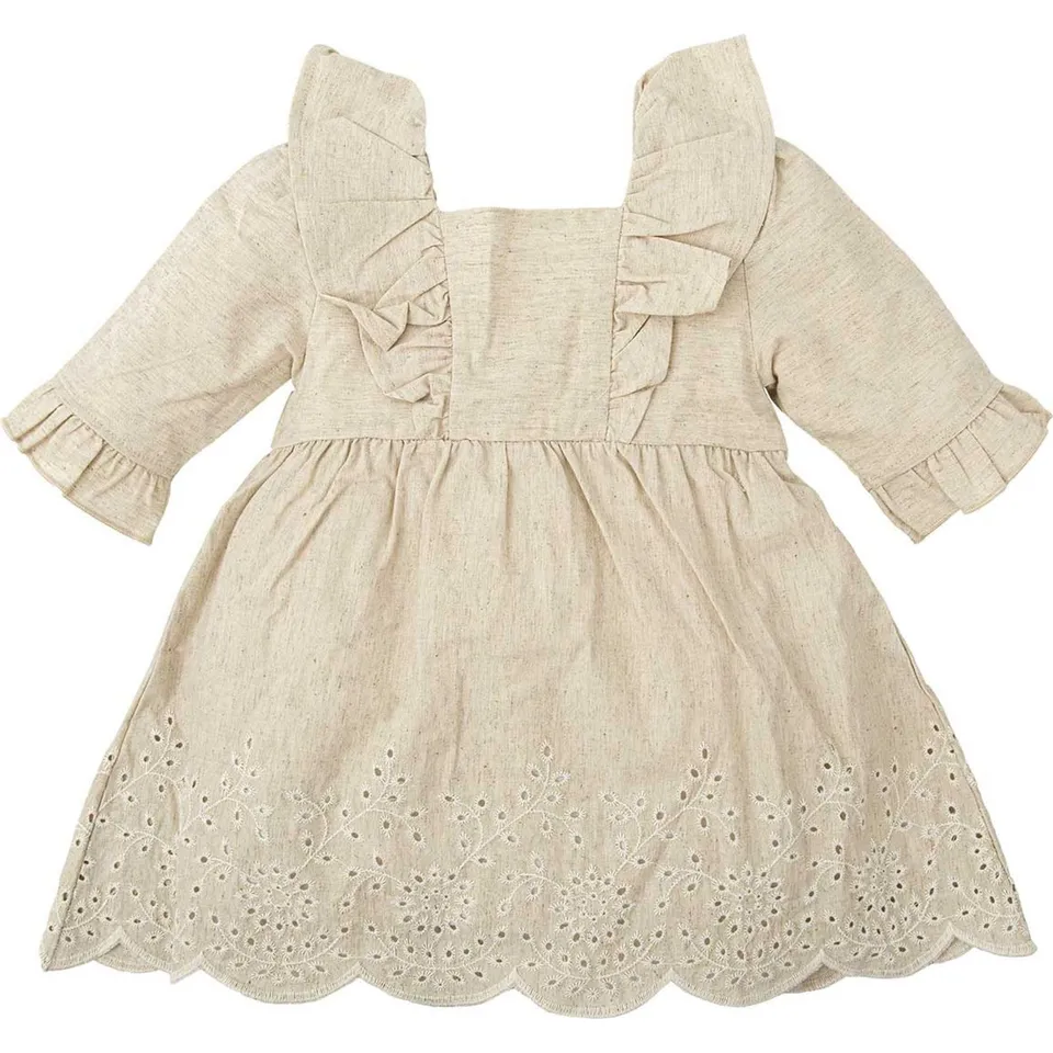 Babidu vestito bambina estivo 100% cotone floreale