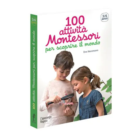 L'ippocampo 100 attività Montessori libro scoprire il mondo 3 anni