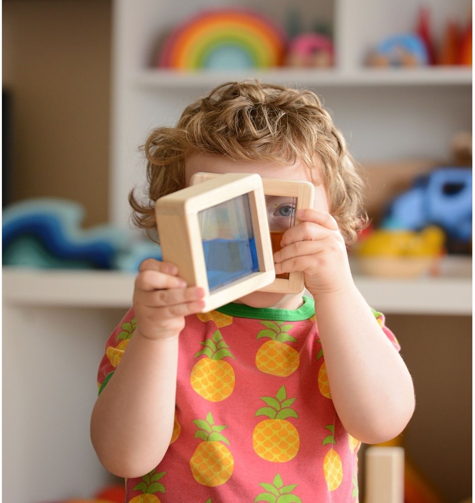 Plan Toys Water Blocks blocchi sensoriali colori 6 pezzi