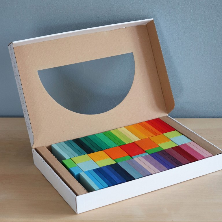 Grimm's Color Charts Rally domino costruzioni legno 29 colori