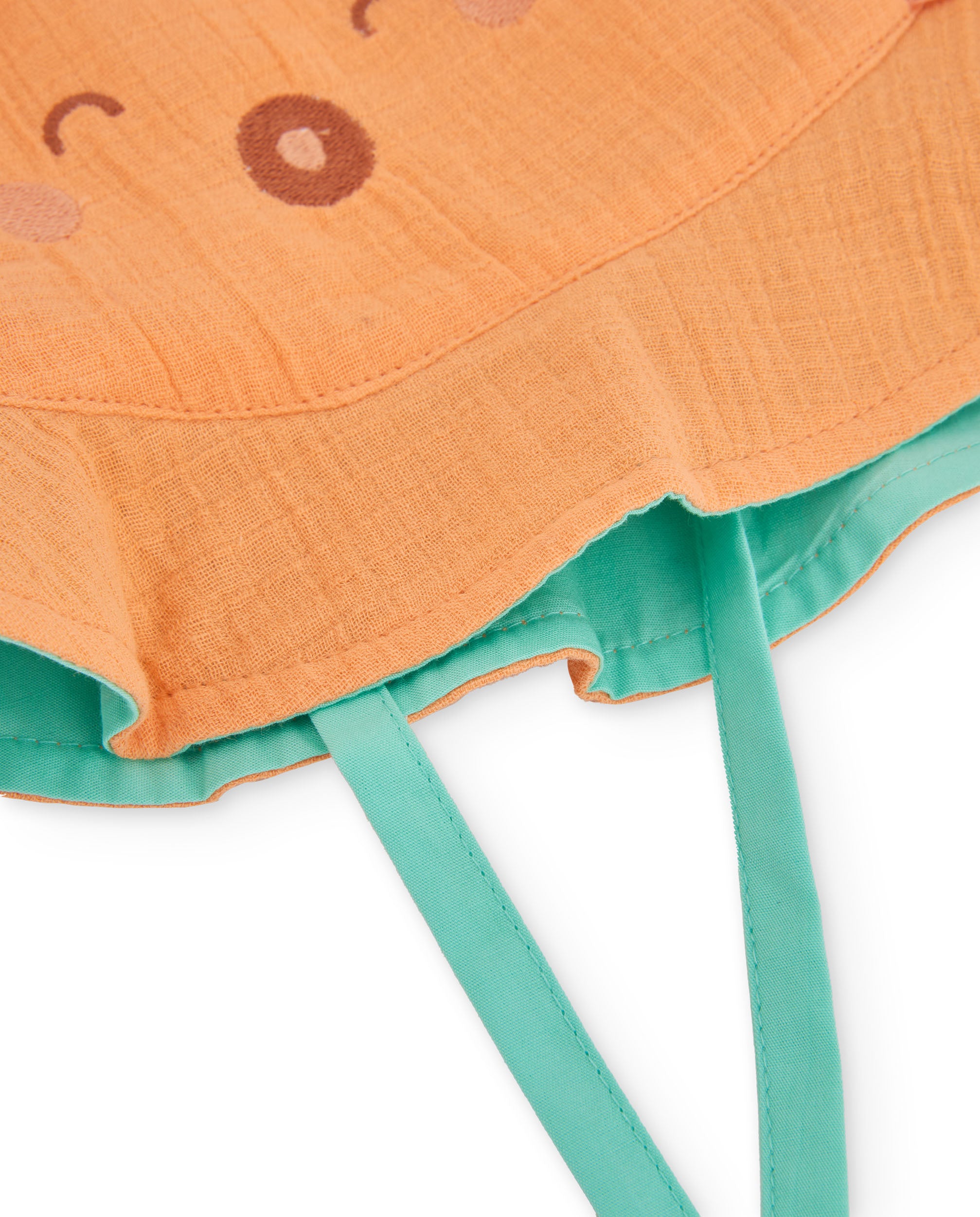 Tuc Tuc cappello neonato bimbo arancione leone sole