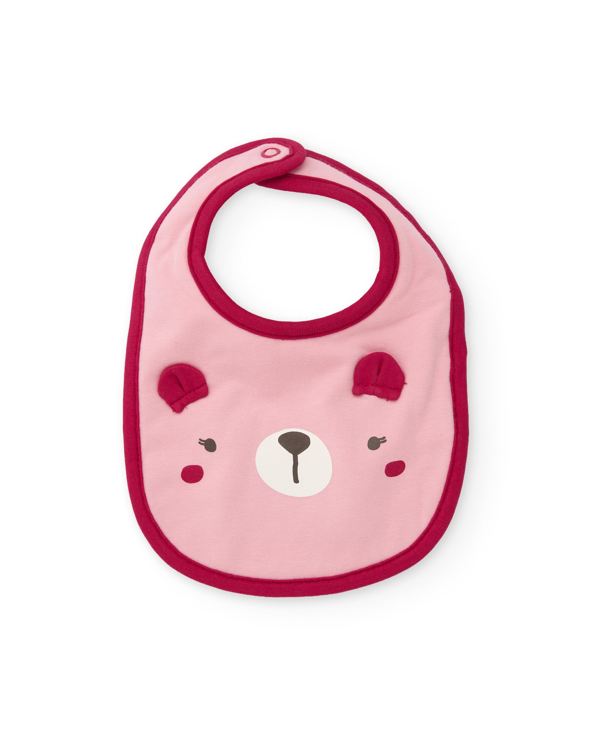 Tuc Tuc Sweet Teddy bavaglini rosa 2 pezzi ricamo