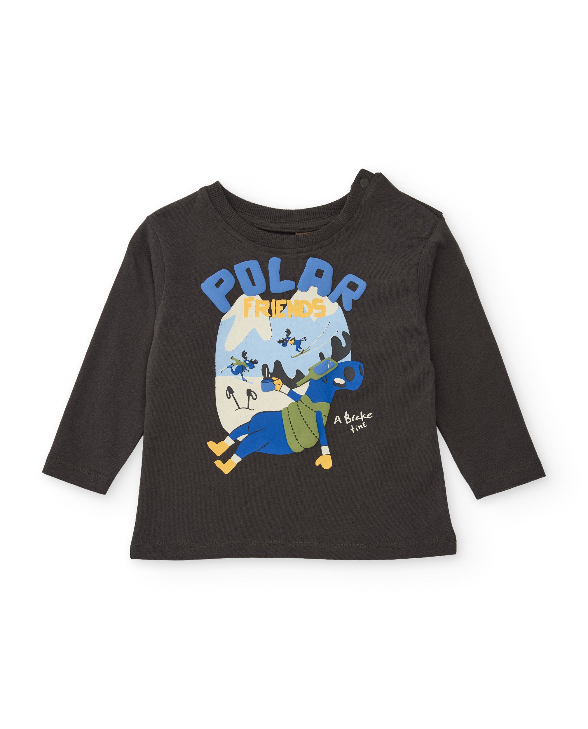 Tuc Tuc Polar Friends maglia bimbo grigia manica lunga