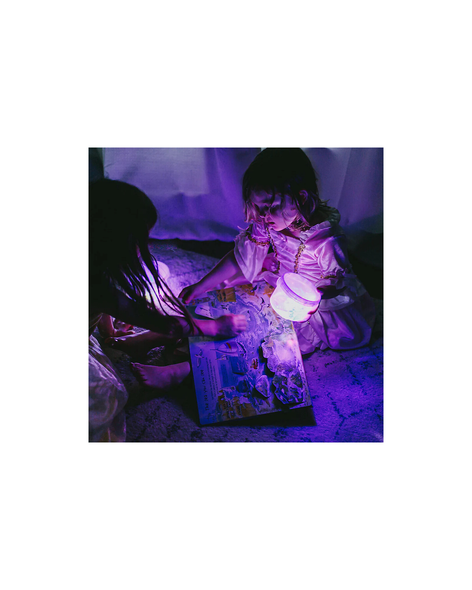 Glo Pals Space ricarica bottiglia sensoriale glitter