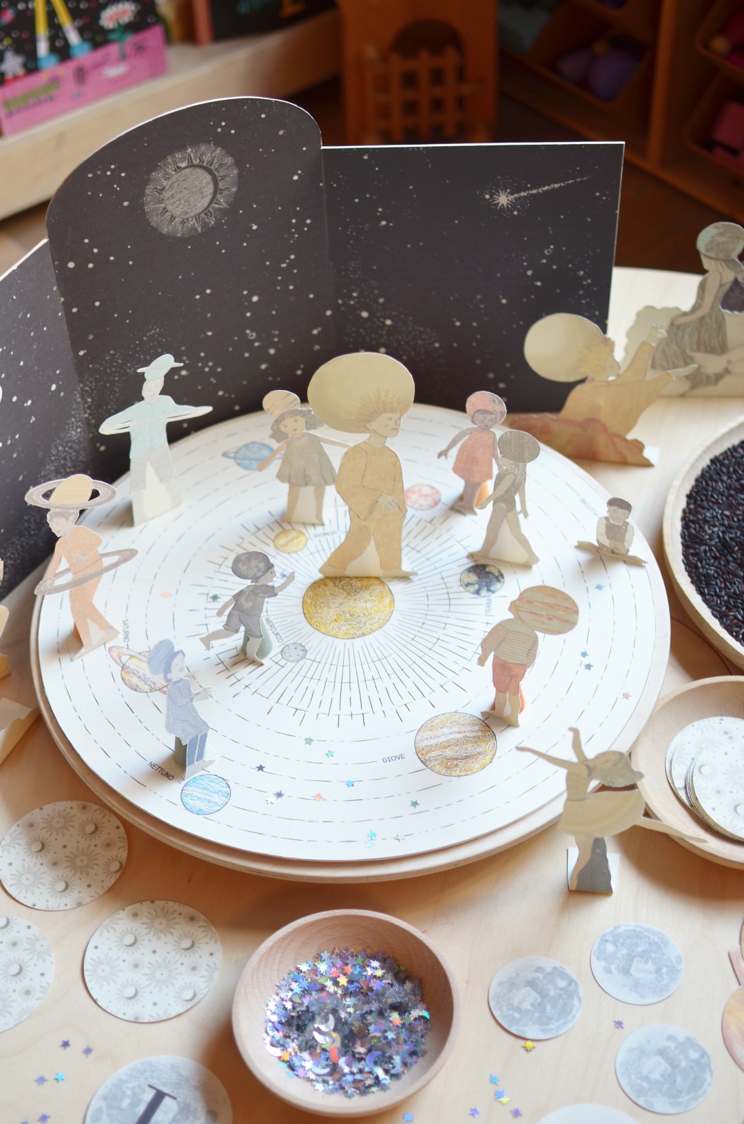 PlayKitBaboo Danza di Luna kit gioco luna e sistema solare