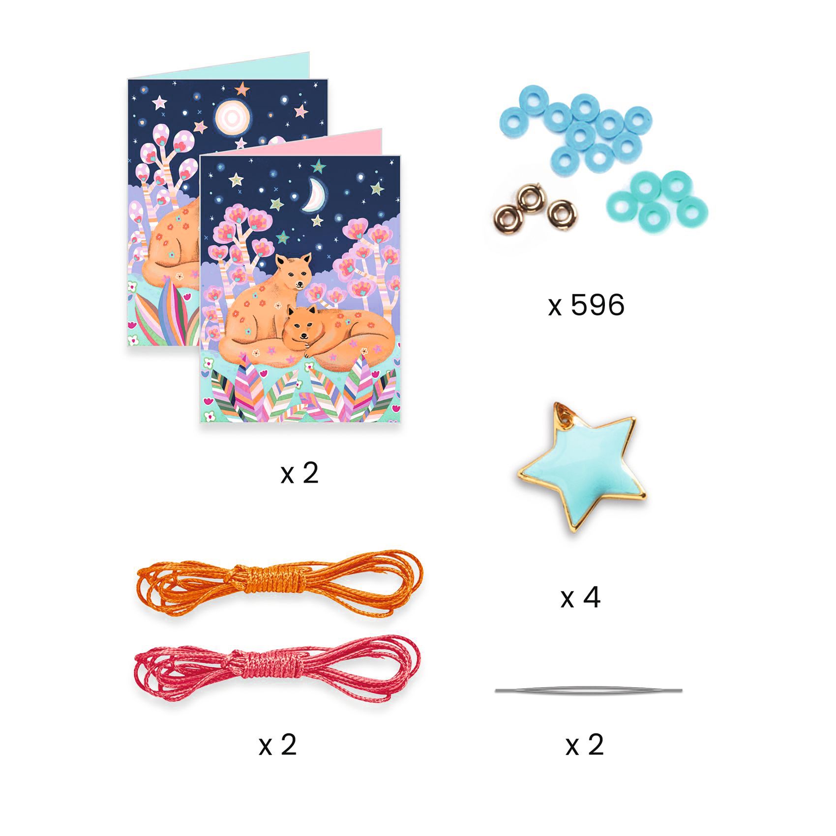 Djeco You‚Me Star kit gioielli braccialetti 2 pezzi