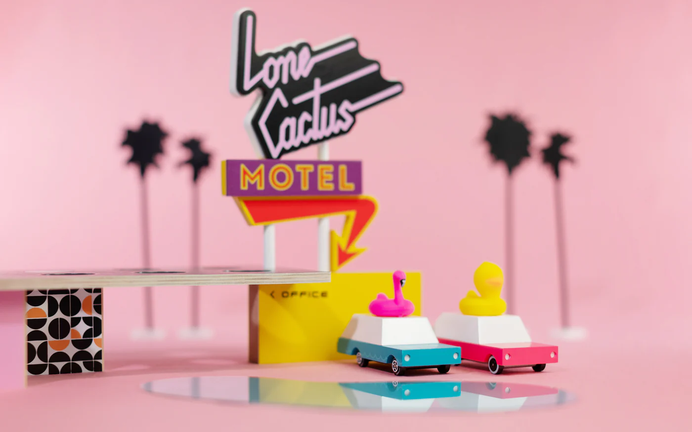Candylab Duckie Wagon macchinina legno 8,9 cm