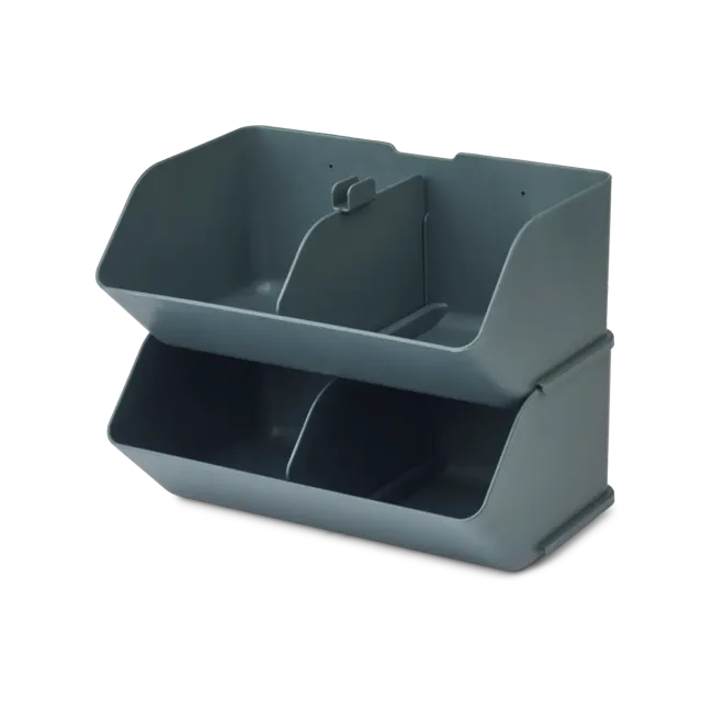 Liewood Rosemary Organizer Scrivania 2 Pezzi Whale Blue