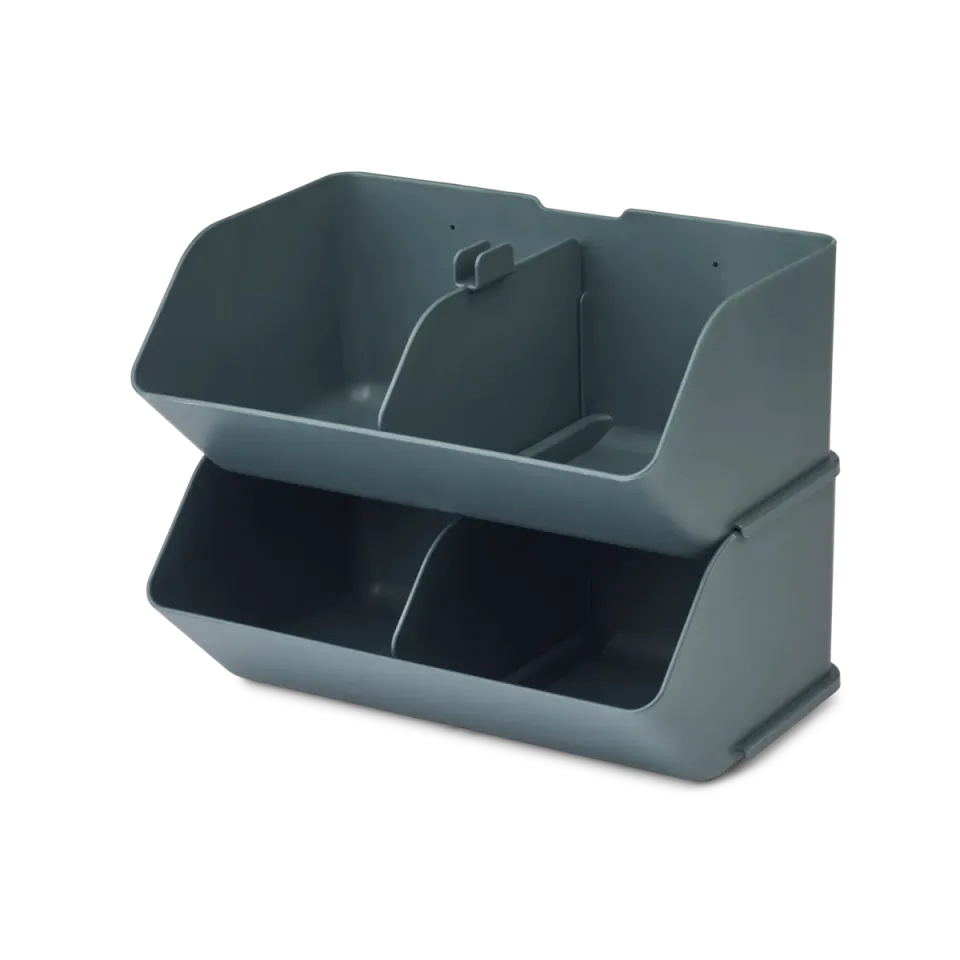Liewood Rosemary Organizer Scrivania 2 Pezzi Whale Blue