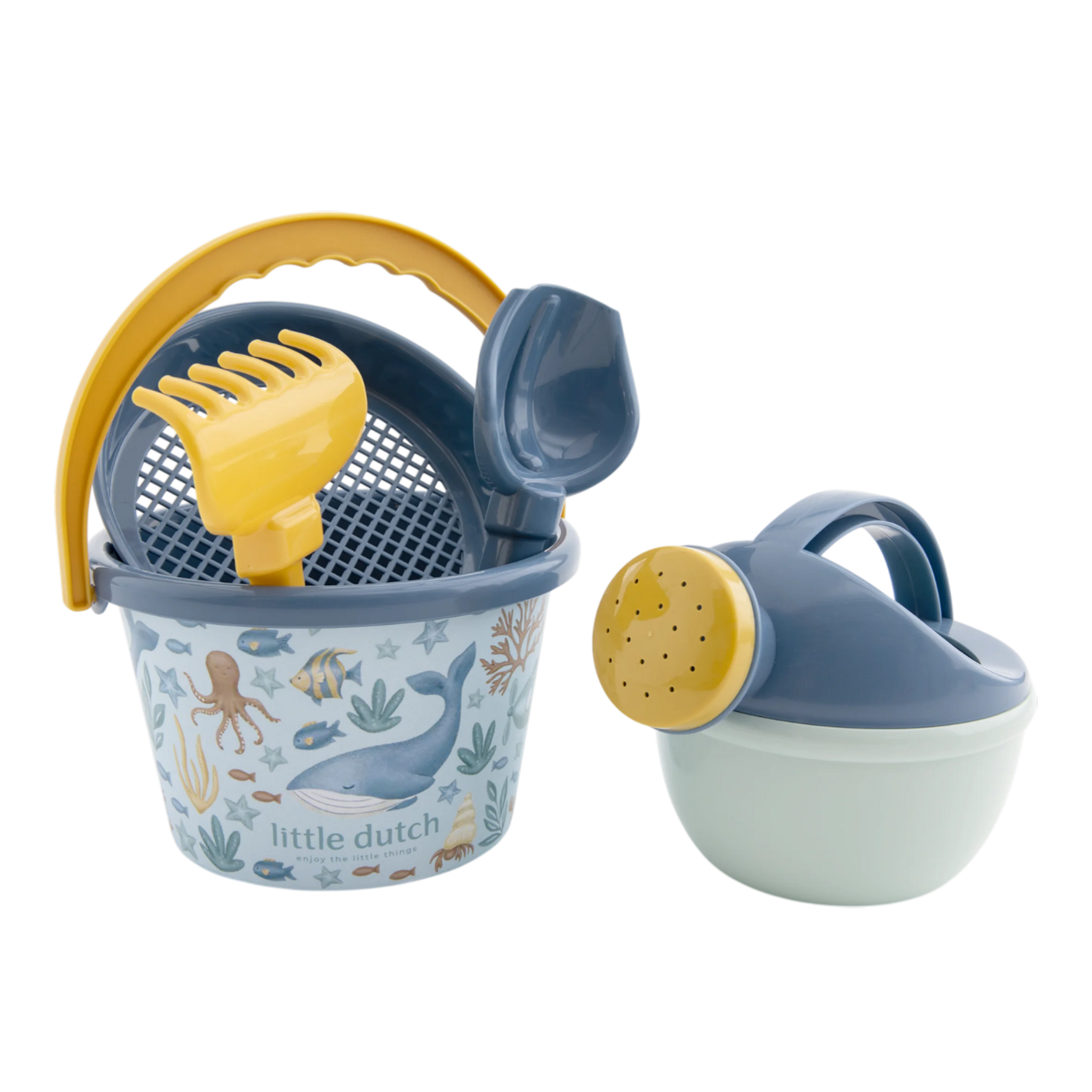 Little Dutch set giochi spiaggia blu oceano secchiello