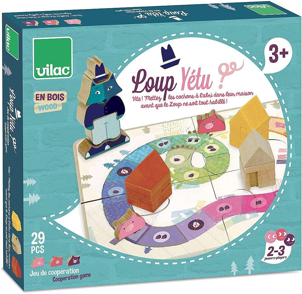 Vilac Loup Yétu gioco da tavolo in legno