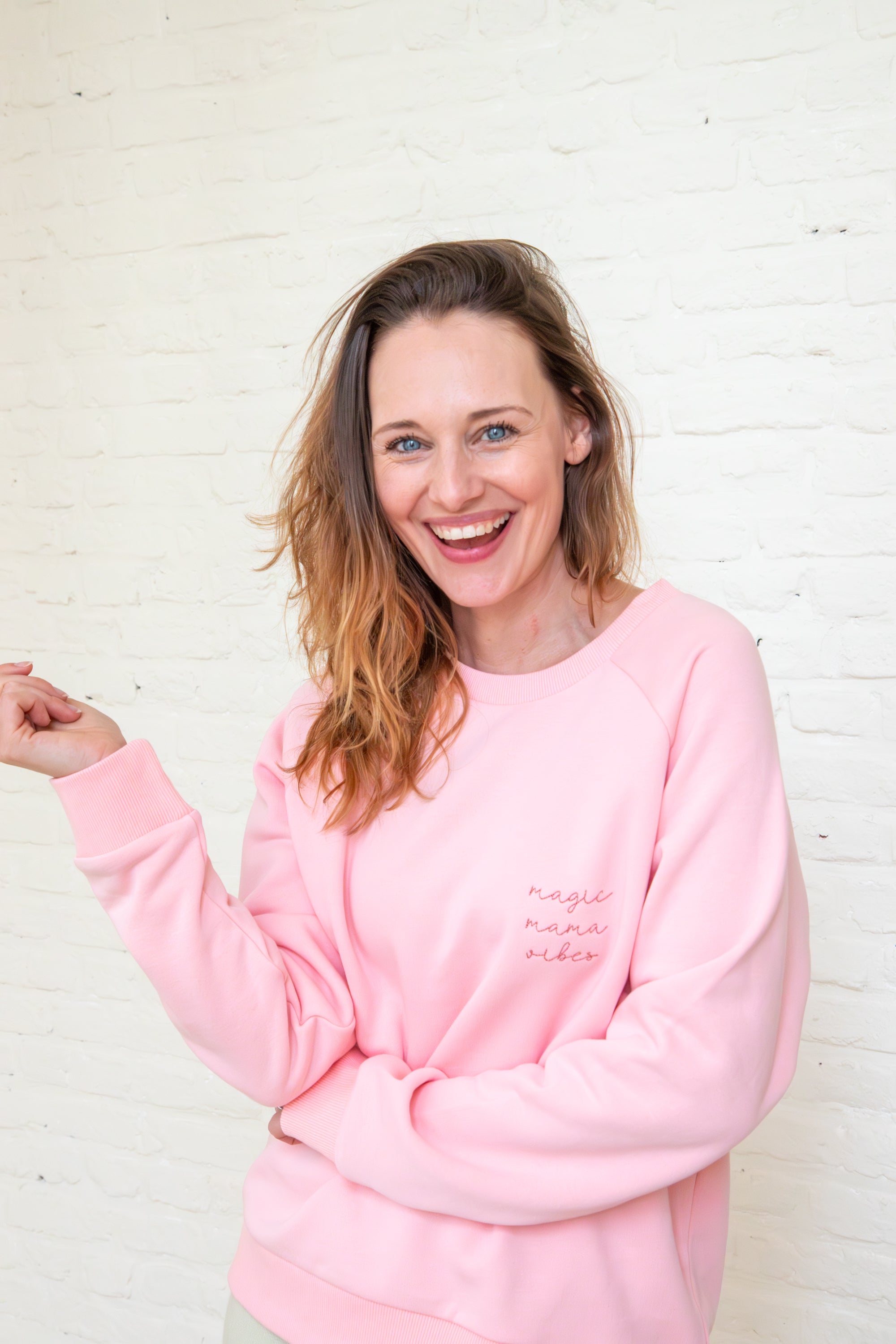 Ella and Rapha MAMA Classic Fit felpa rosa cherry blossom