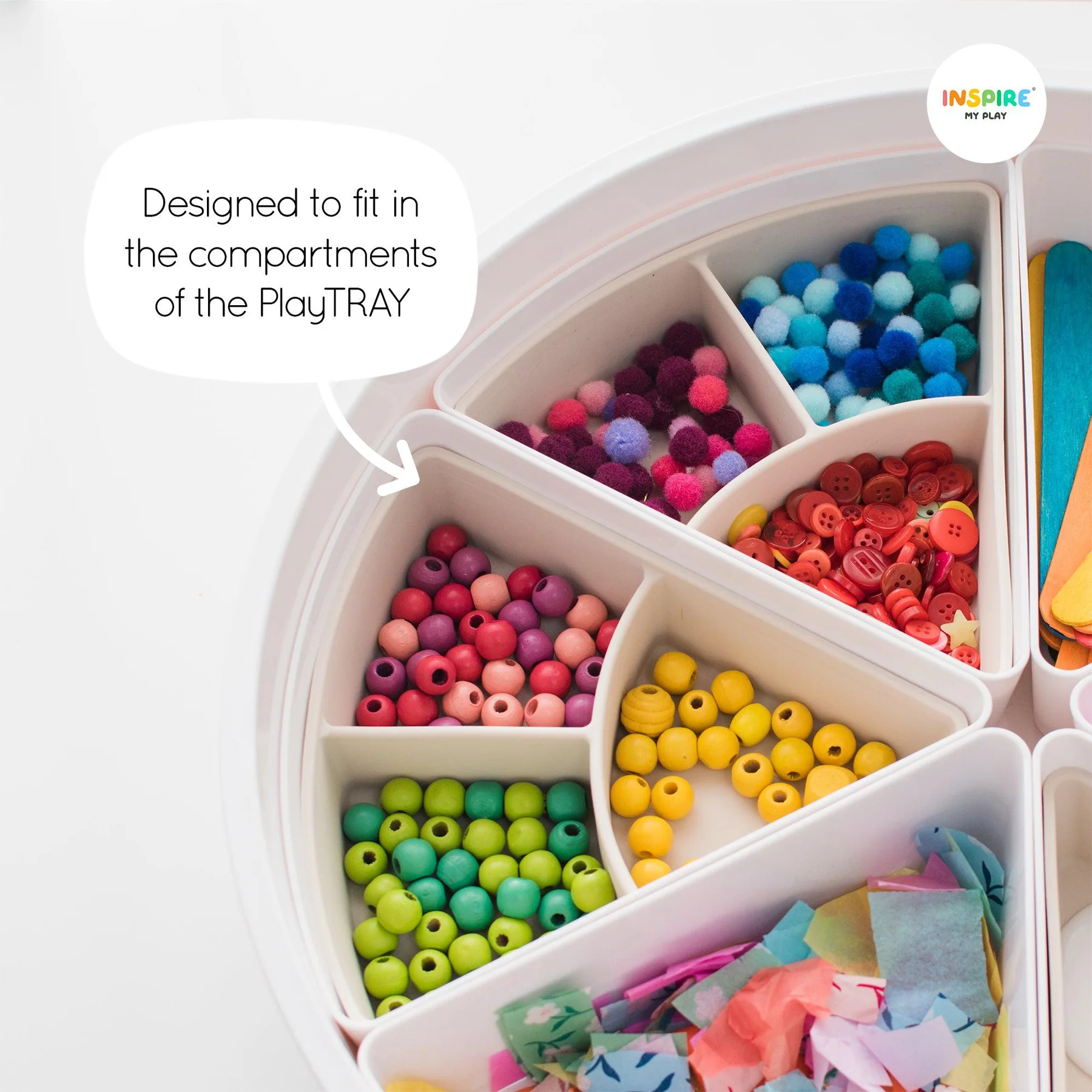 Inspire My Play PlayTry inserti silicone verde 3 pz