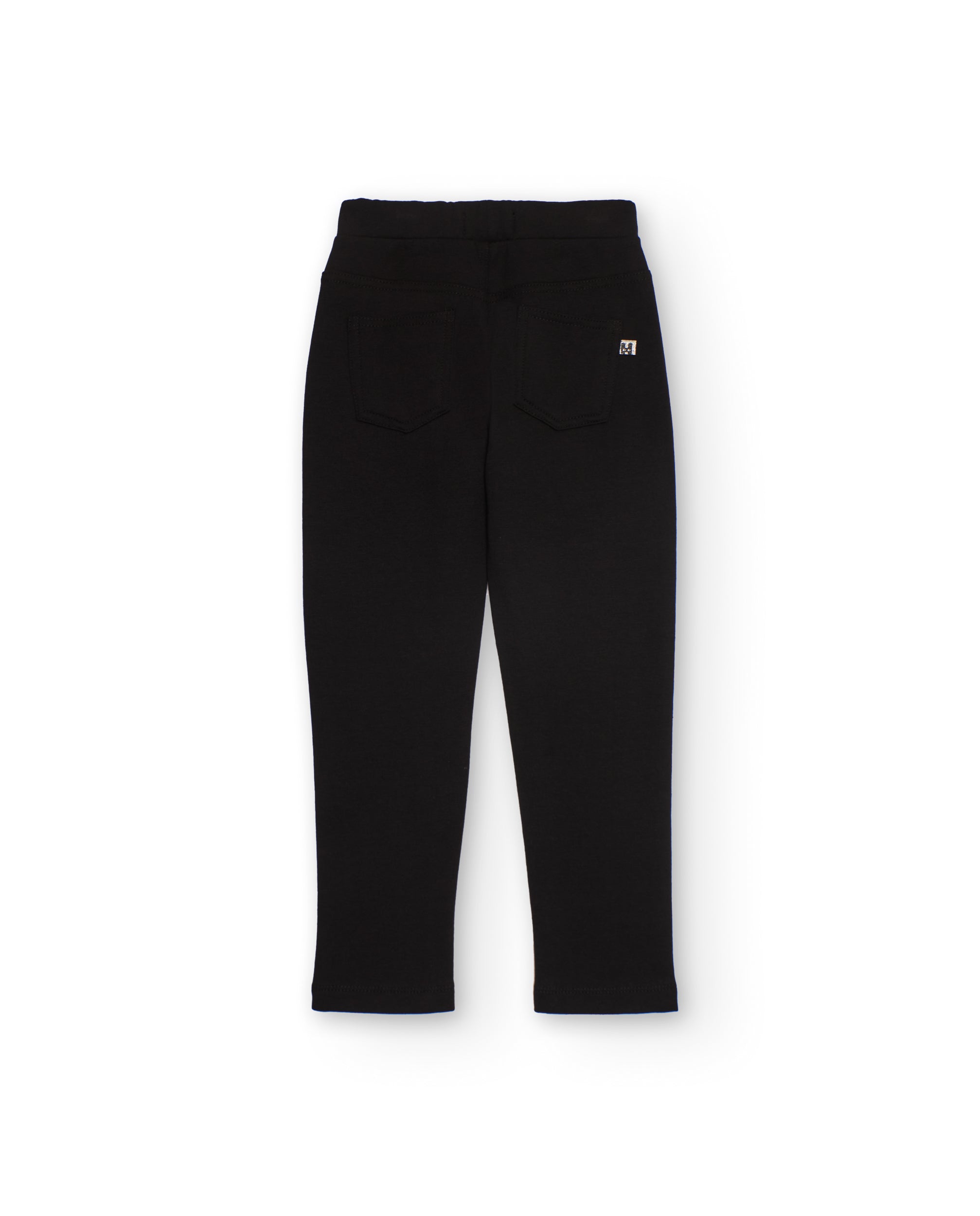 Tuc tuc Basic's leggings bambina neri felpati elastico