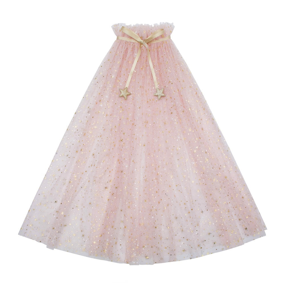 Mimi&Lula Mantella Rosa Stelle Costume Tulle 76 cm