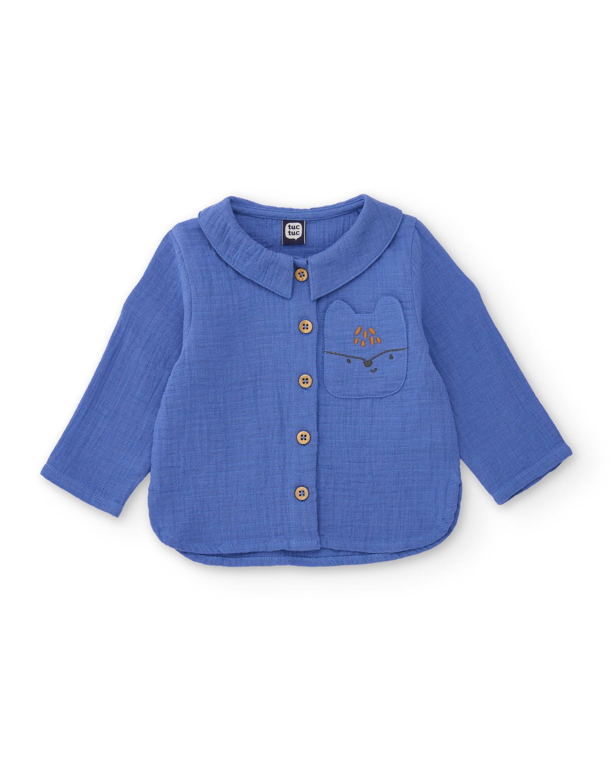 Tuc Tuc completo neonato blu camicia pantalone