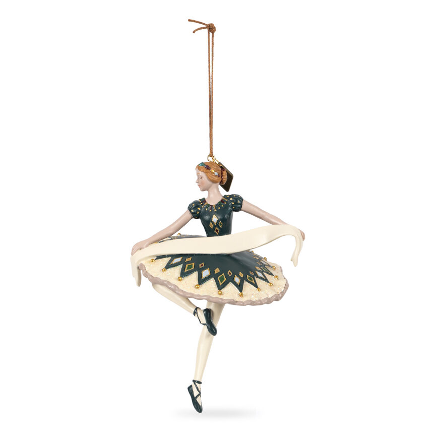 Konges Sløjd Ballerina Harlekin decorazione Natale 13,5 cm