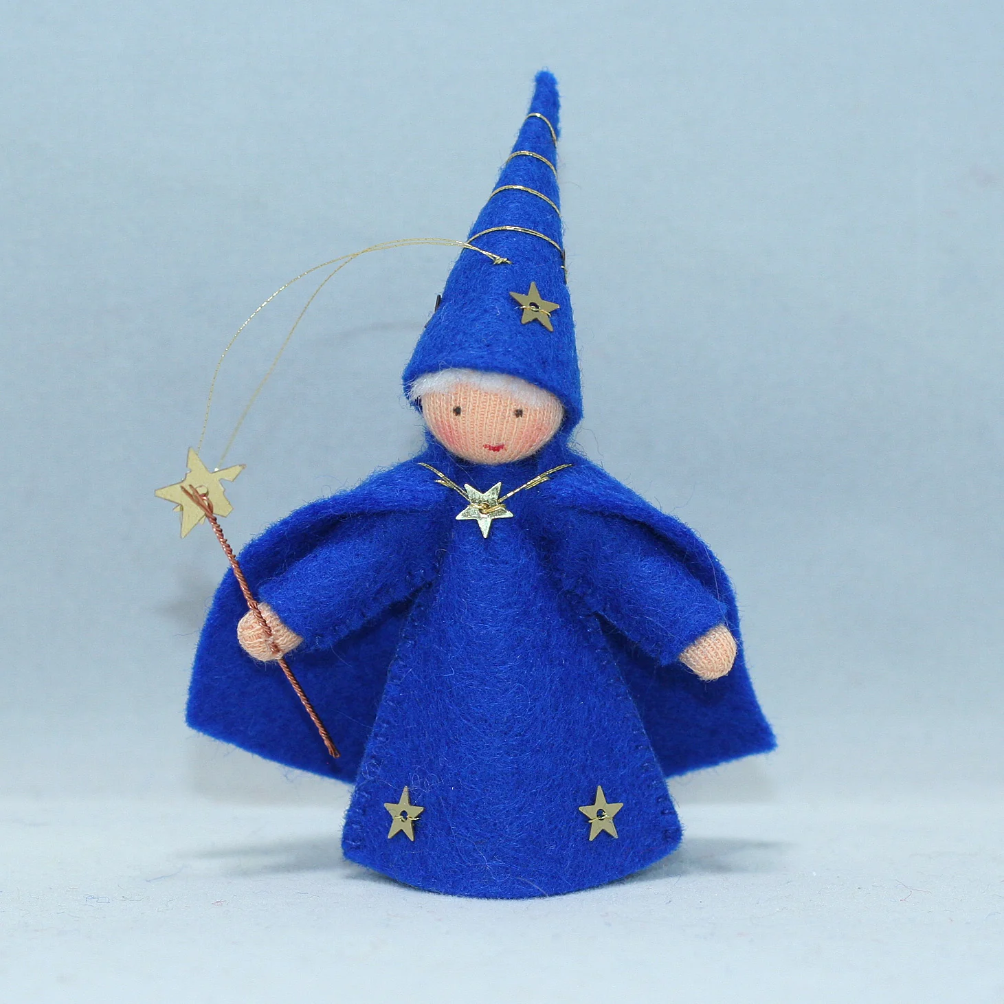 Ambrosius Mago figura waldorf da appendere 7-8 cm feltro