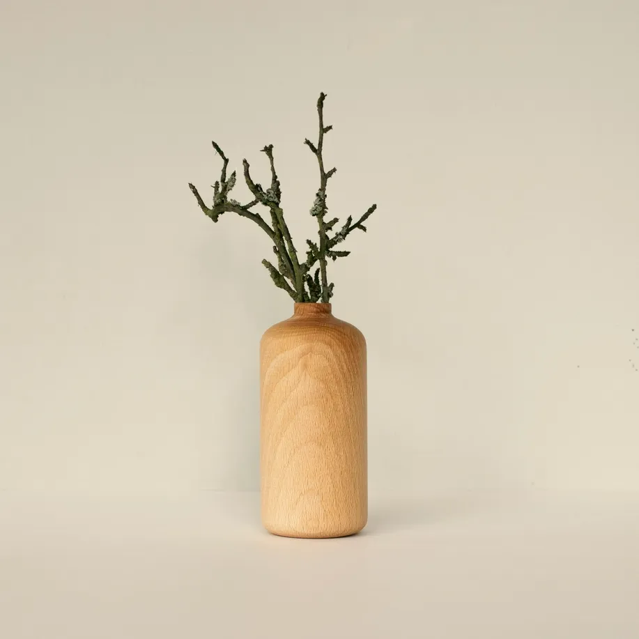 Wooden Story Tiny flower pot n3 vaso legno con vetro