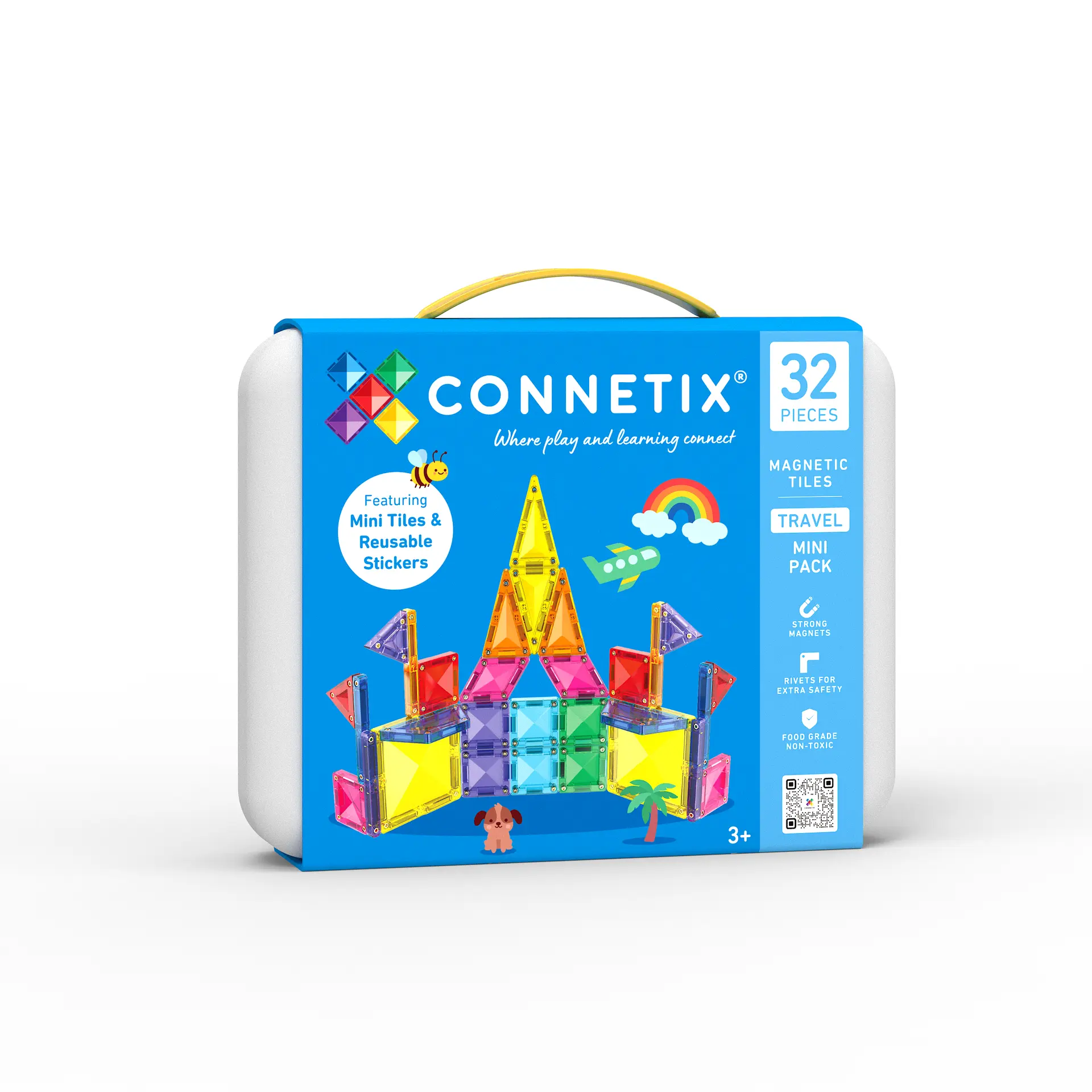 Connetix Travel Mini Pack costruzioni magnetiche 32 pezzi