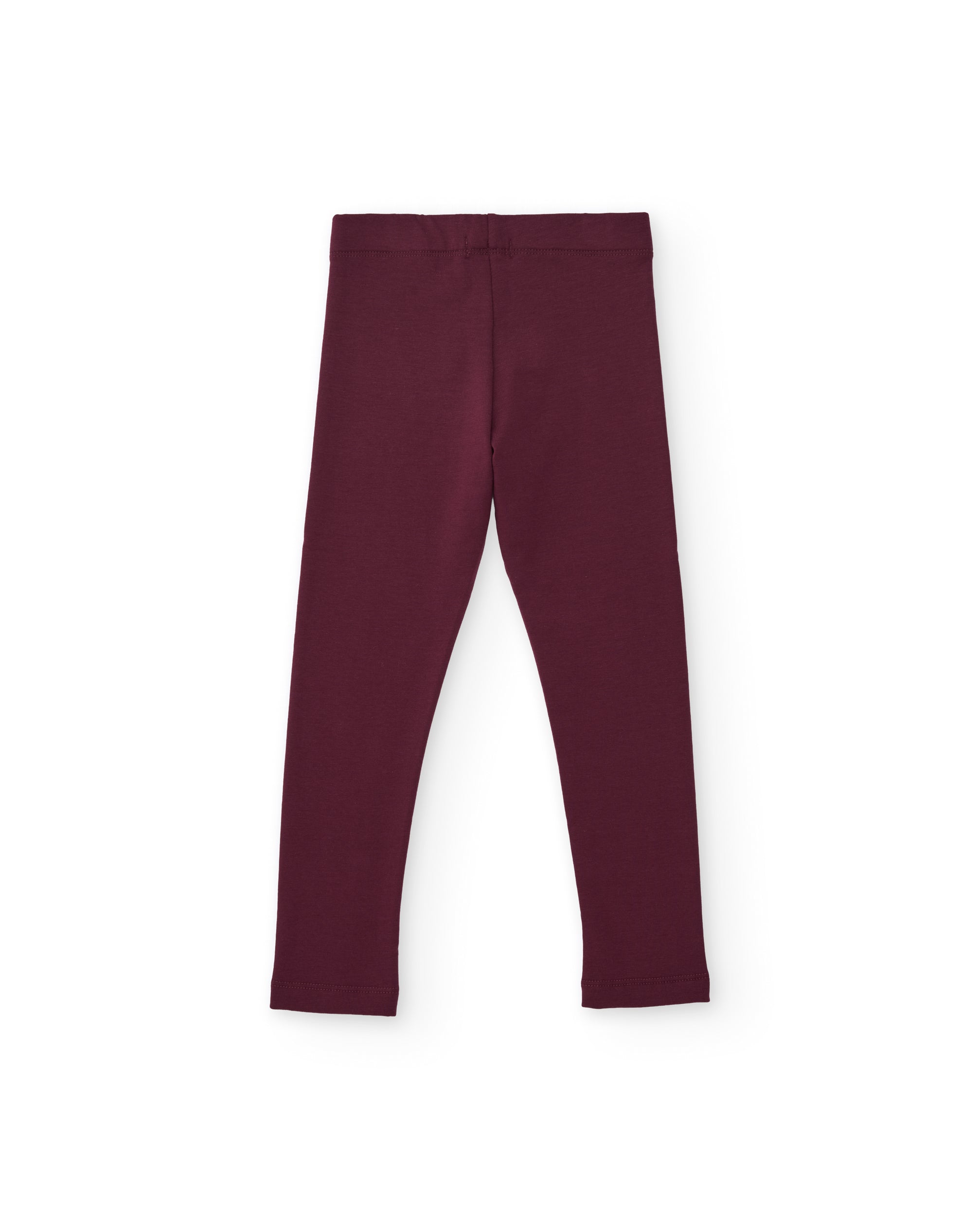 Tuc Tuc leggings bambina felpati bordeaux caldi