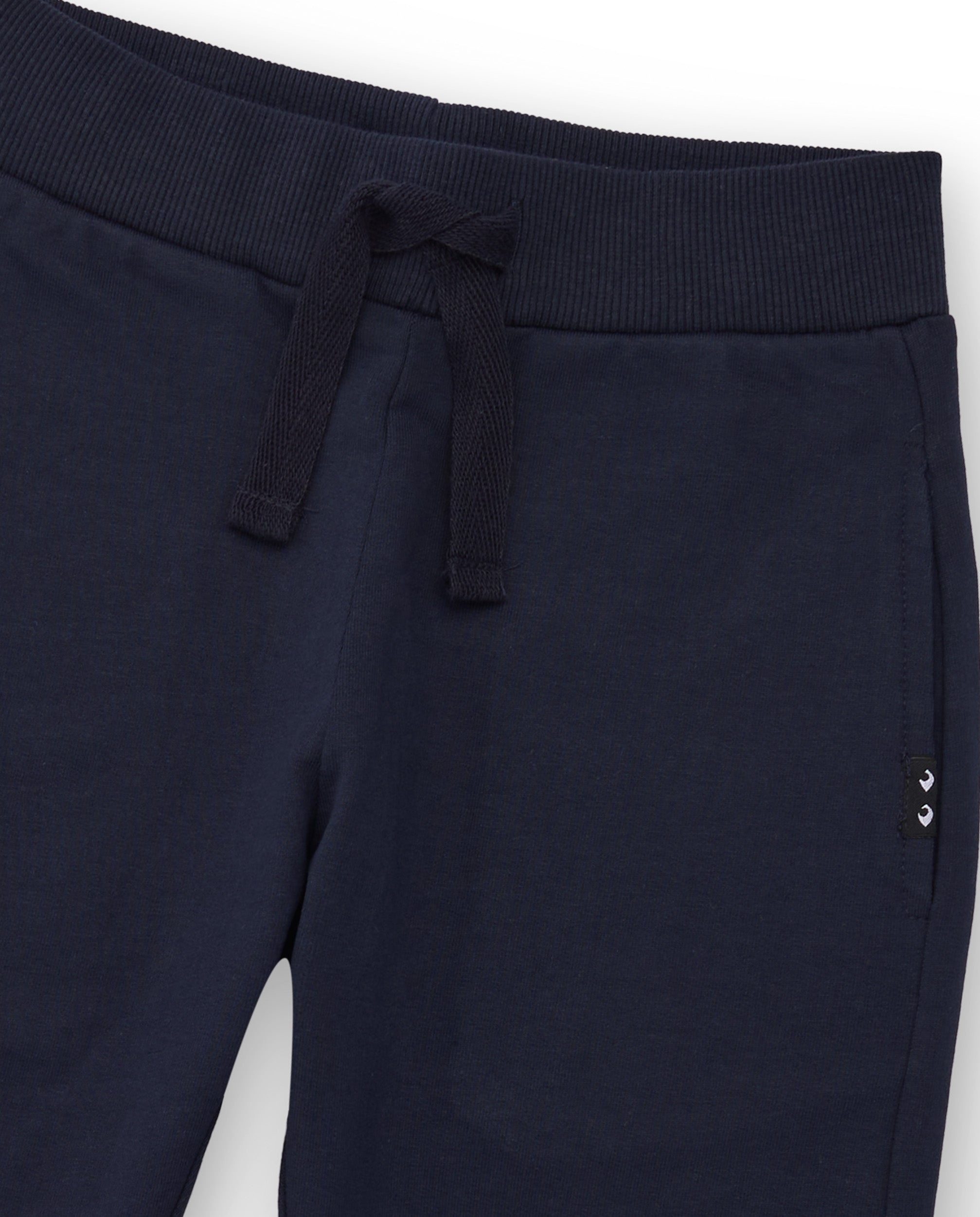 Tuc tuc pantaloni tuta bambino blu navy felpati