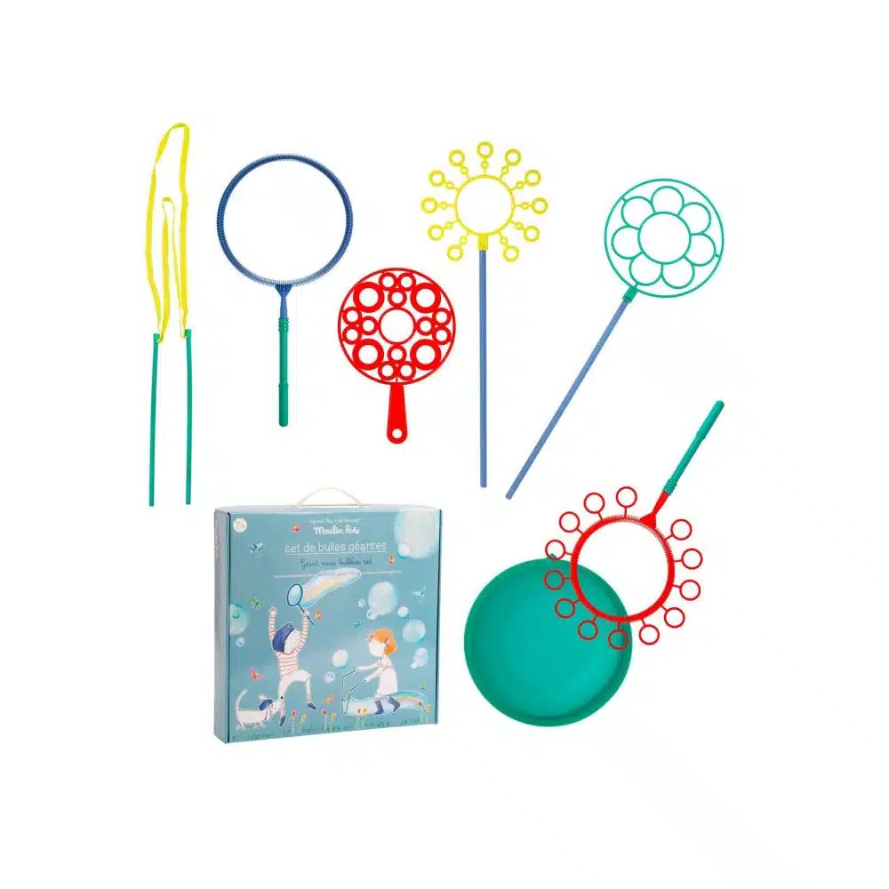 Moulin Roty Cofanetto bolle giganti set 5 anelli