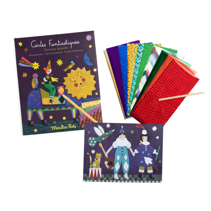 Moulin Roty Les Comètes Filantes carte fantastiche 6 carte