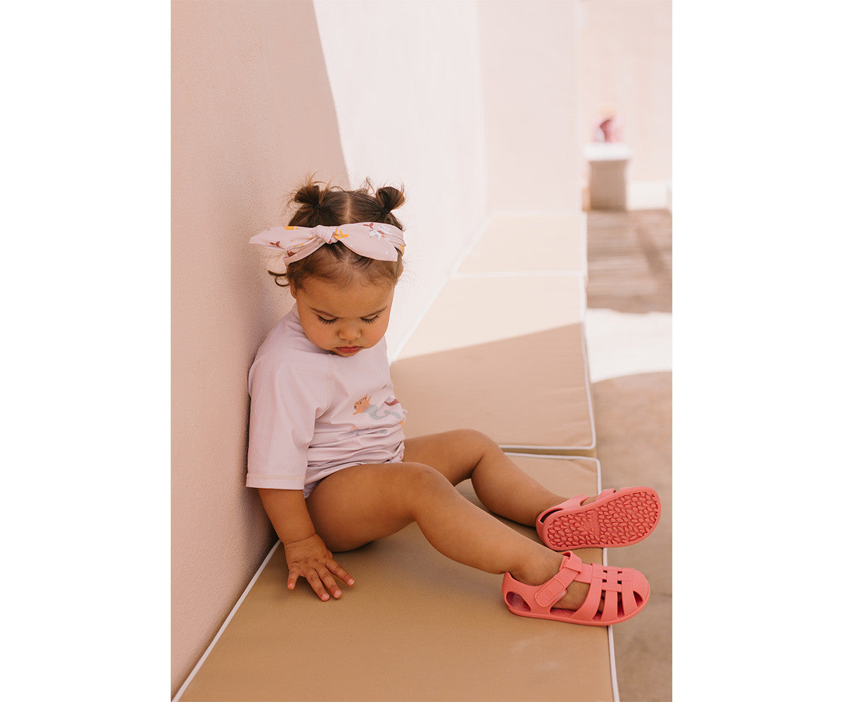 Monnëka Cangrejera Sandali Rosa Velcro PVC